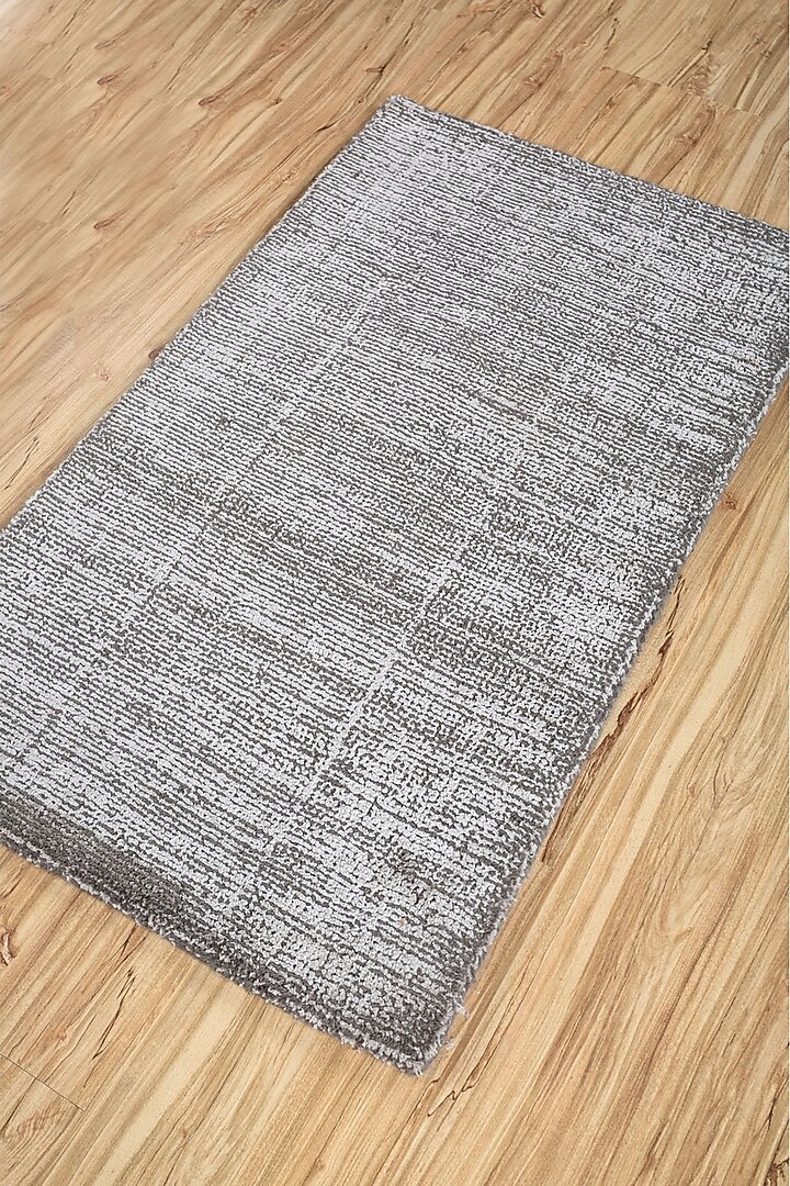 Dark Shadow Viscose & Wool Handwoven Rug by Jaipur Rugs at Pernia's Pop Up Shop