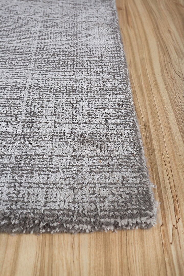 Dark Shadow Viscose & Wool Handwoven Rug by Jaipur Rugs at Pernia's Pop Up Shop