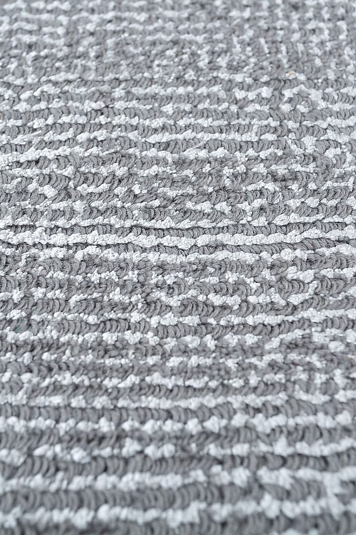 Smoke Grey Viscose & Wool Handwoven Rug by Jaipur Rugs at Pernia's Pop Up Shop