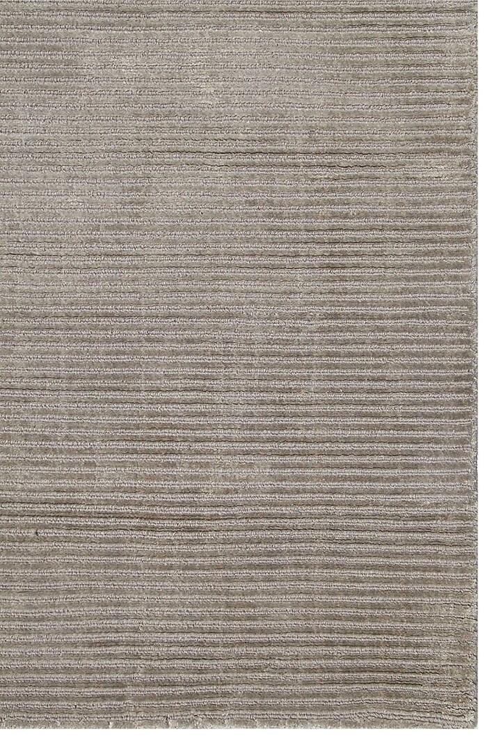 Classic Grey Wool & Viscose Handwoven Rug by Jaipur Rugs at Pernia's Pop Up Shop