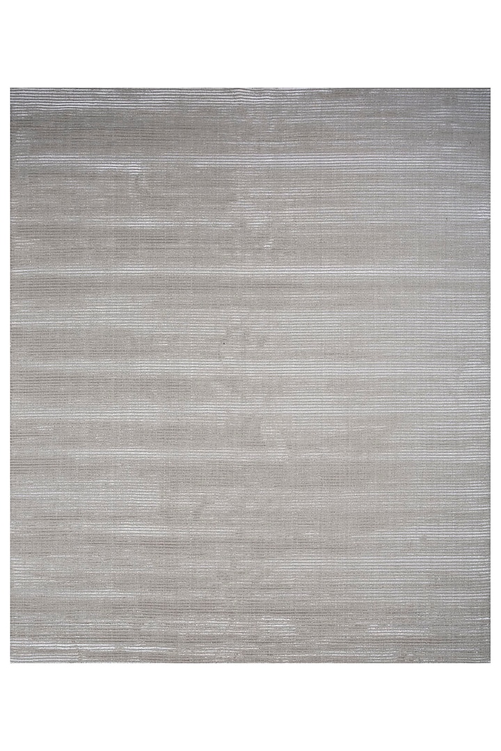 Classic Grey Wool & Viscose Handwoven Rug by Jaipur Rugs at Pernia's Pop Up Shop