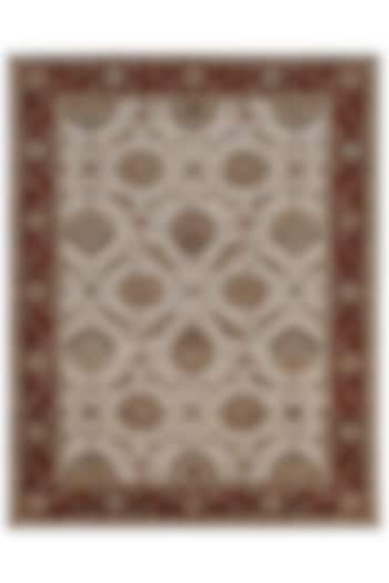 Cloud White & Red Wool Rug by Jaipur Rugs at Pernia's Pop Up Shop