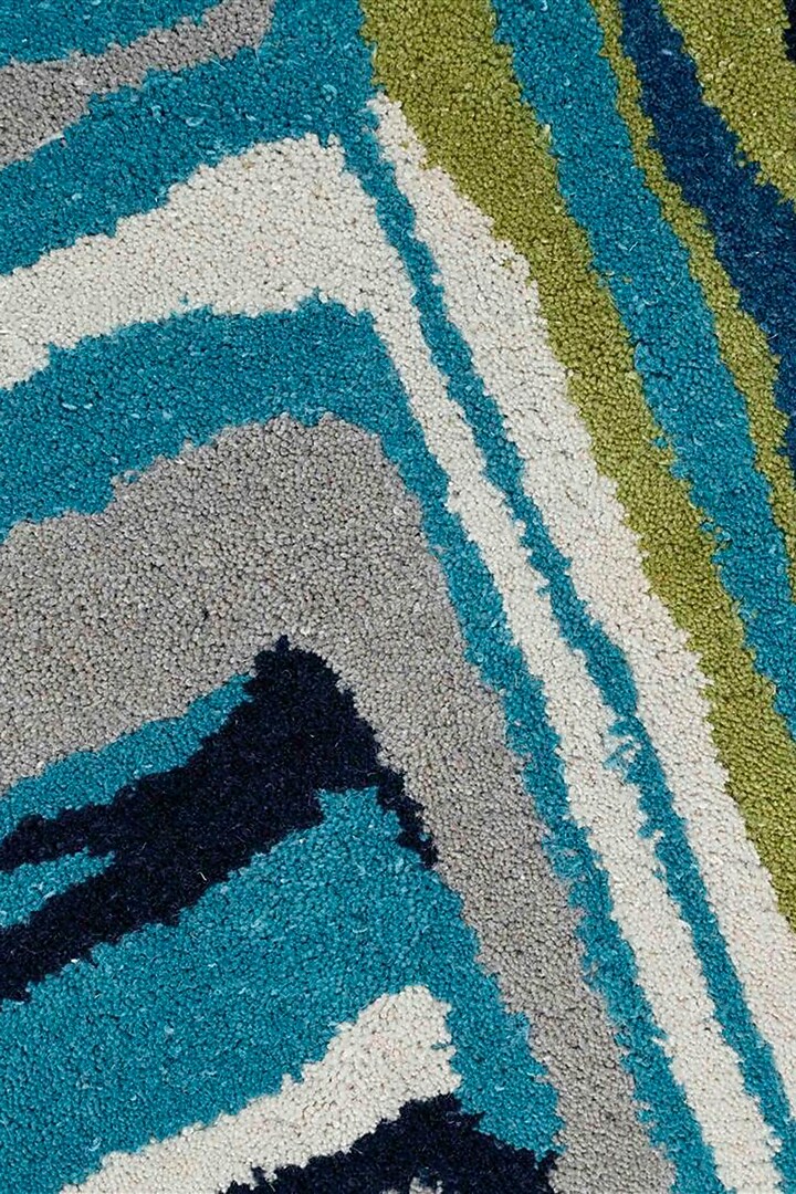Multi-Colored Wool Yarn Hand Tufted Rug by Jaipur Rugs at Pernia's Pop Up Shop