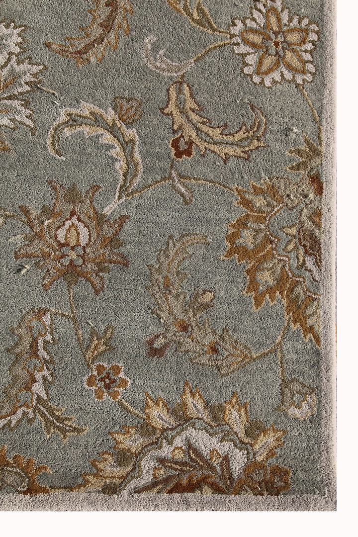 Ice Blue Wool Yarn Hand Tufted Rug by Jaipur Rugs at Pernia's Pop Up Shop