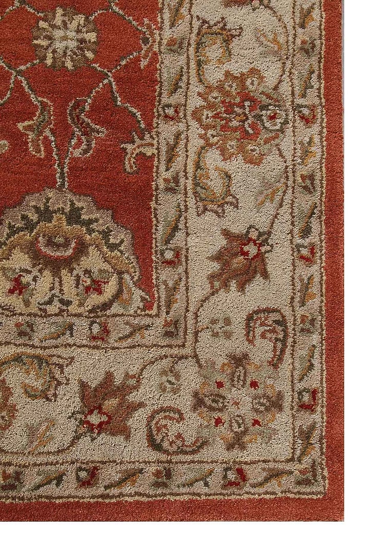 Classic Rust Wool Yarn Hand Tufted Rug by Jaipur Rugs at Pernia's Pop Up Shop