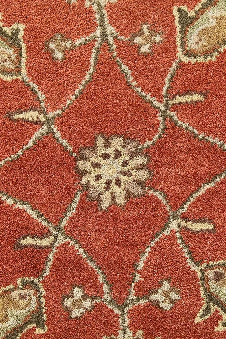 Classic Rust Wool Yarn Hand Tufted Rug by Jaipur Rugs at Pernia's Pop Up Shop