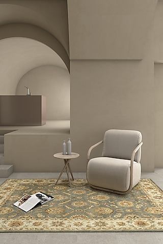 Sea Green Wool Hand Tufted Rug by Jaipur Rugs