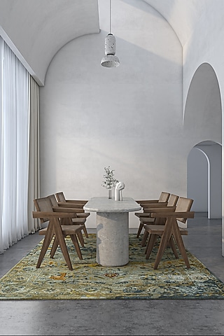 Grey Viscose Yarn & Wool Yarn Rug by Jaipur Rugs