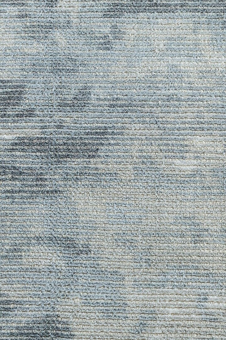 Stone Grey Wool Yarn & Viscose Yarn Handwoven Rug by Jaipur Rugs at Pernia's Pop Up Shop