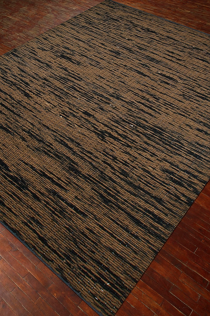 Cocoa Brown & Ebony Flat Woven Area Rug by Jaipur Rugs at Pernia's Pop Up Shop