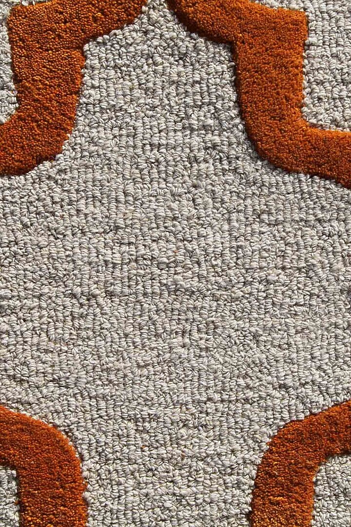White & Sun Orange Hand-Tufted Area Rug by Jaipur Rugs at Pernia's Pop Up Shop