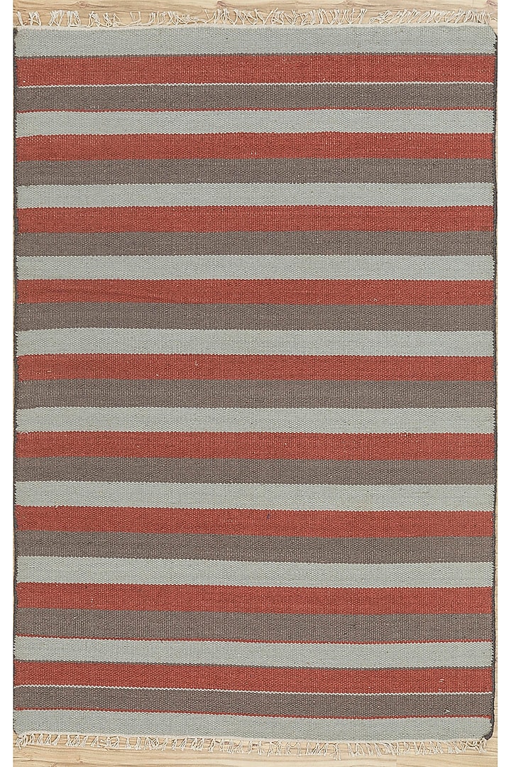 Spa Blue & Light Mushroom Flat Woven Area Rug by Jaipur Rugs at Pernia's Pop Up Shop