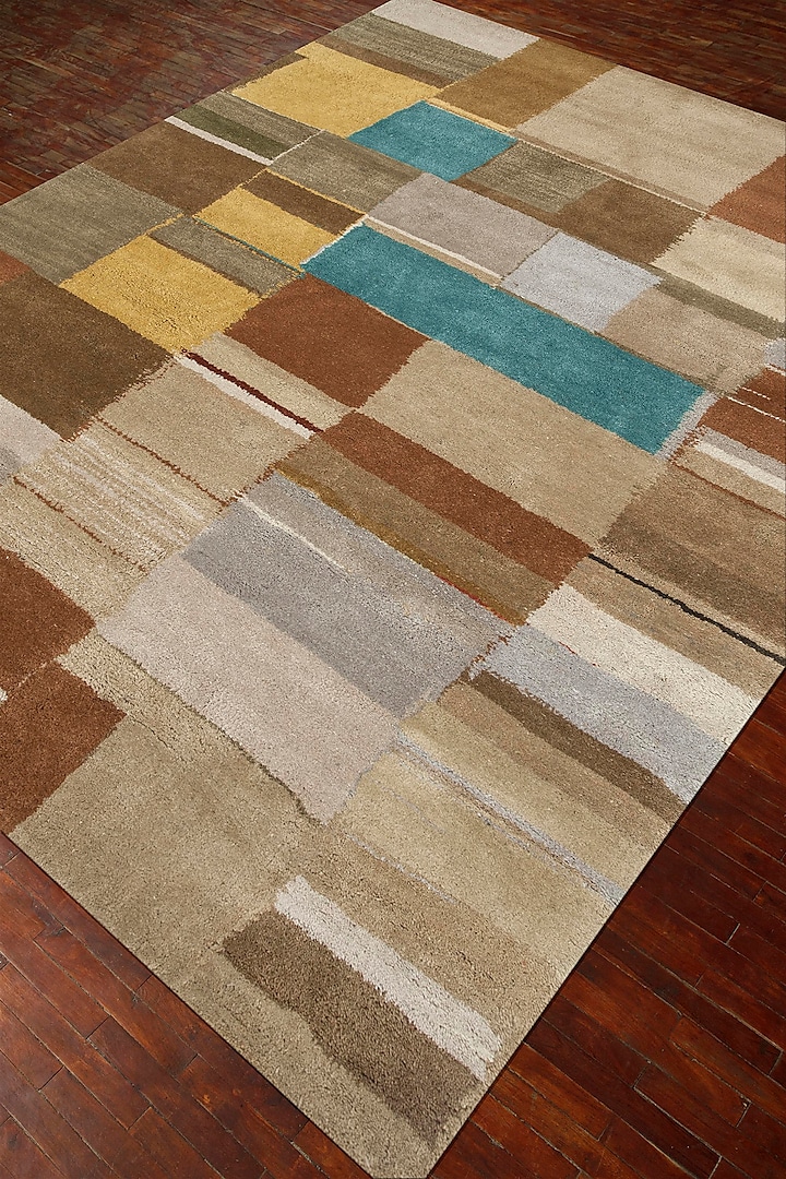 Multi-Colored Striped Hand-Tufted Area Rug by Jaipur Rugs