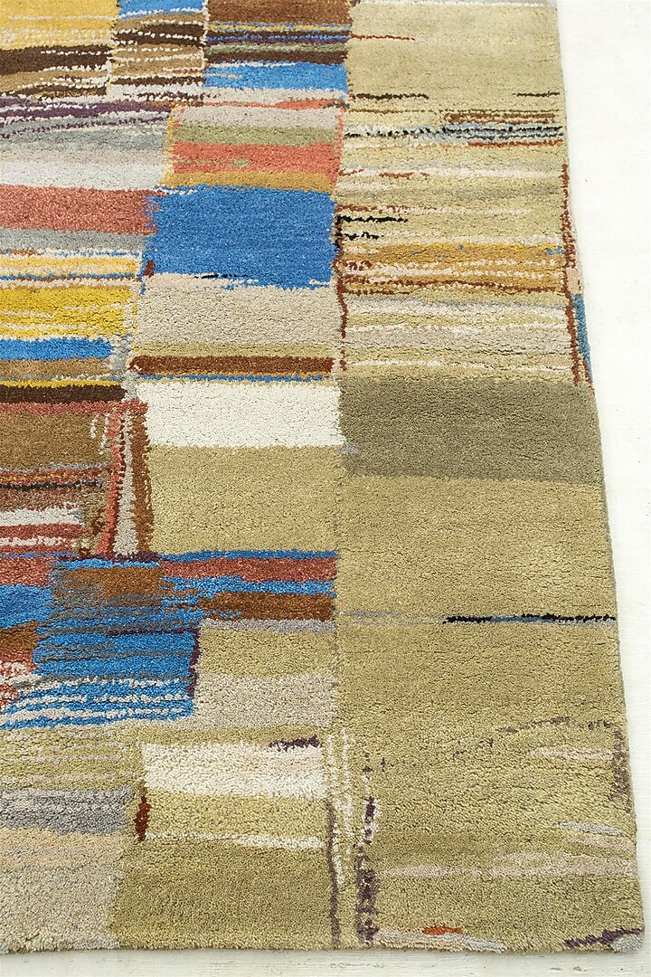 Multi-Colored Striped Hand-Tufted Area Rug by Jaipur Rugs at Pernia's Pop Up Shop