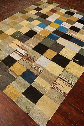 Multi-Colored Striped Hand-Tufted Area Rug by Jaipur Rugs