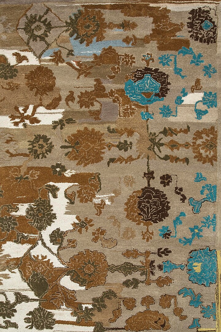 Multi-Colored Floral Hand-Tufted Area Rug by Jaipur Rugs at Pernia's Pop Up Shop