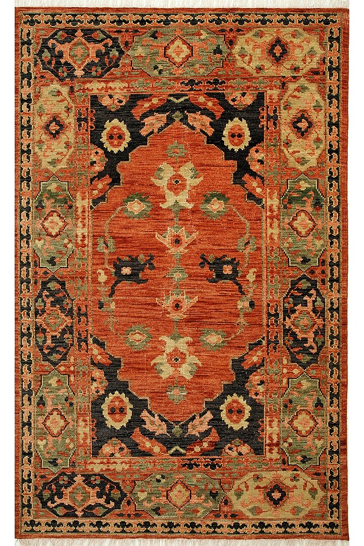 Russet & Black Olive Hand-Knotted Area Rug by Jaipur Rugs at Pernia's Pop Up Shop