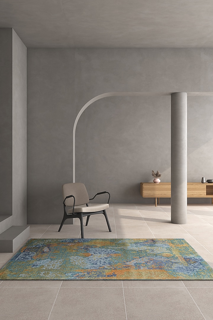 Capri & Fresh Turquoise Hand-Knotted Area Rug by Jaipur Rugs at Pernia's Pop Up Shop