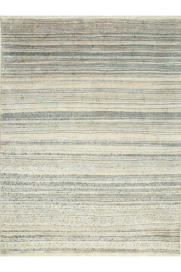 Antique White & Medium Grey Hand-Knotted Area Rug by Jaipur Rugs at Pernia's Pop Up Shop