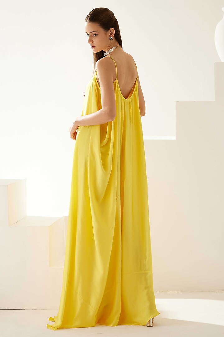 Yellow Modal Maxi Summer Dress by Wear JaJa at Pernia's Pop Up Shop