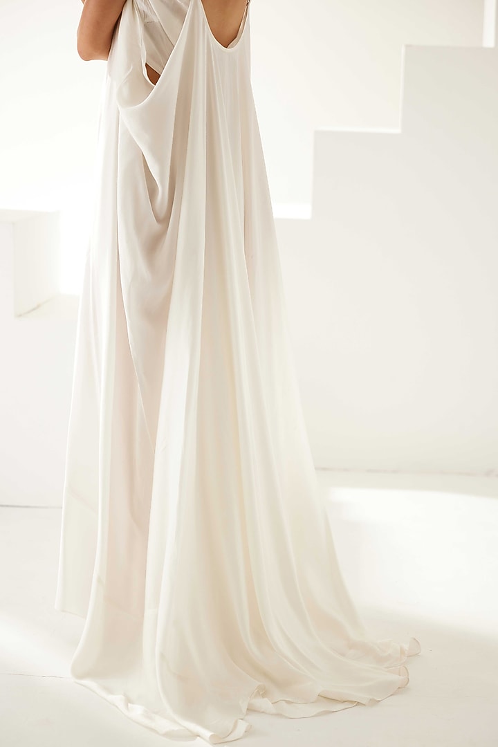 Off-White Modal Strappy Maxi Summer Dress by Wear JaJa at Pernia's Pop Up Shop
