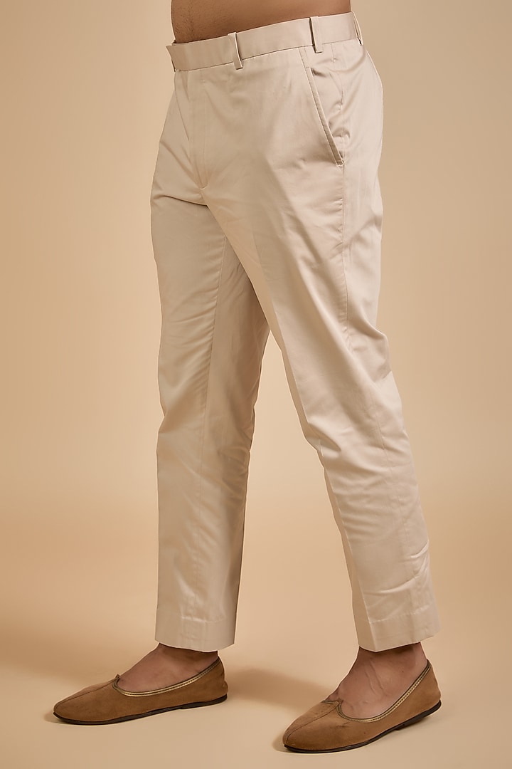 Beige Polyester Jodhpuri Set by Jayesh and Kaajal Shah Men at Pernia's Pop Up Shop