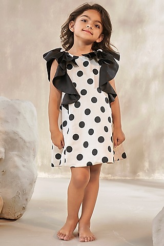 Buy White Dress with Bow for 11-12 Year Girls Online from Indian