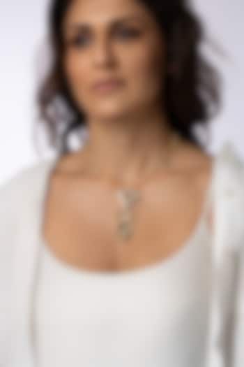 Gold Plated Briolette Drop Beaded Pendant Necklace by Joules By Radhika at Pernia's Pop Up Shop