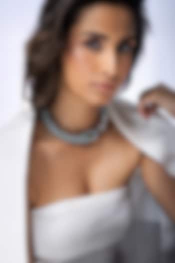 Grey Pearl Multi-Strand Necklace by Joules By Radhika at Pernia's Pop Up Shop