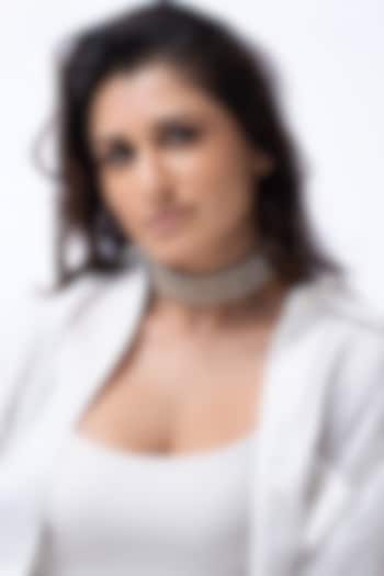 Gold Plated Pearl Choker Necklace by Joules By Radhika at Pernia's Pop Up Shop