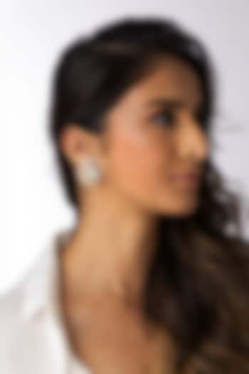 Metallic Gold Plated Mandala Disc Earrings by Joules By Radhika at Pernia's Pop Up Shop