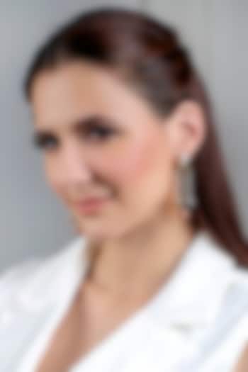 Gold Finish Beads & Pearls Drop Earrings by Joules By Radhika at Pernia's Pop Up Shop