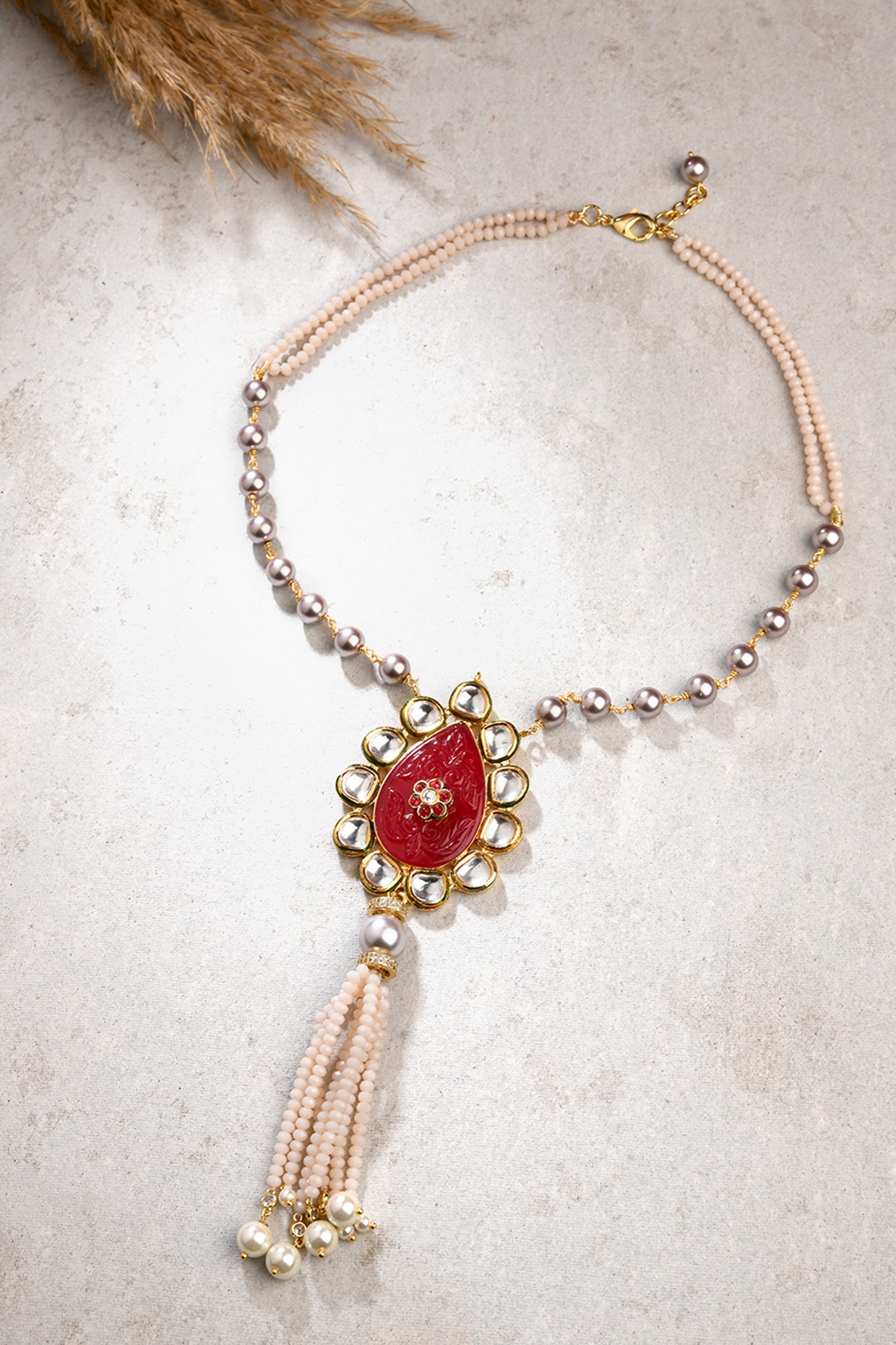 Red agate necklaces - URSHI COLLECTIONS - 3575126
