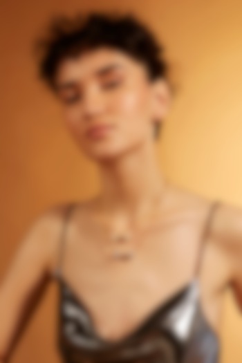 Gold Finish Pearl Layered Chain Necklace by Joules By Radhika at Pernia's Pop Up Shop