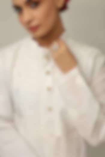 Gold Finish Brass Sayoni Buttons (Set Of 4) by Joules By Radhika at Pernia's Pop Up Shop