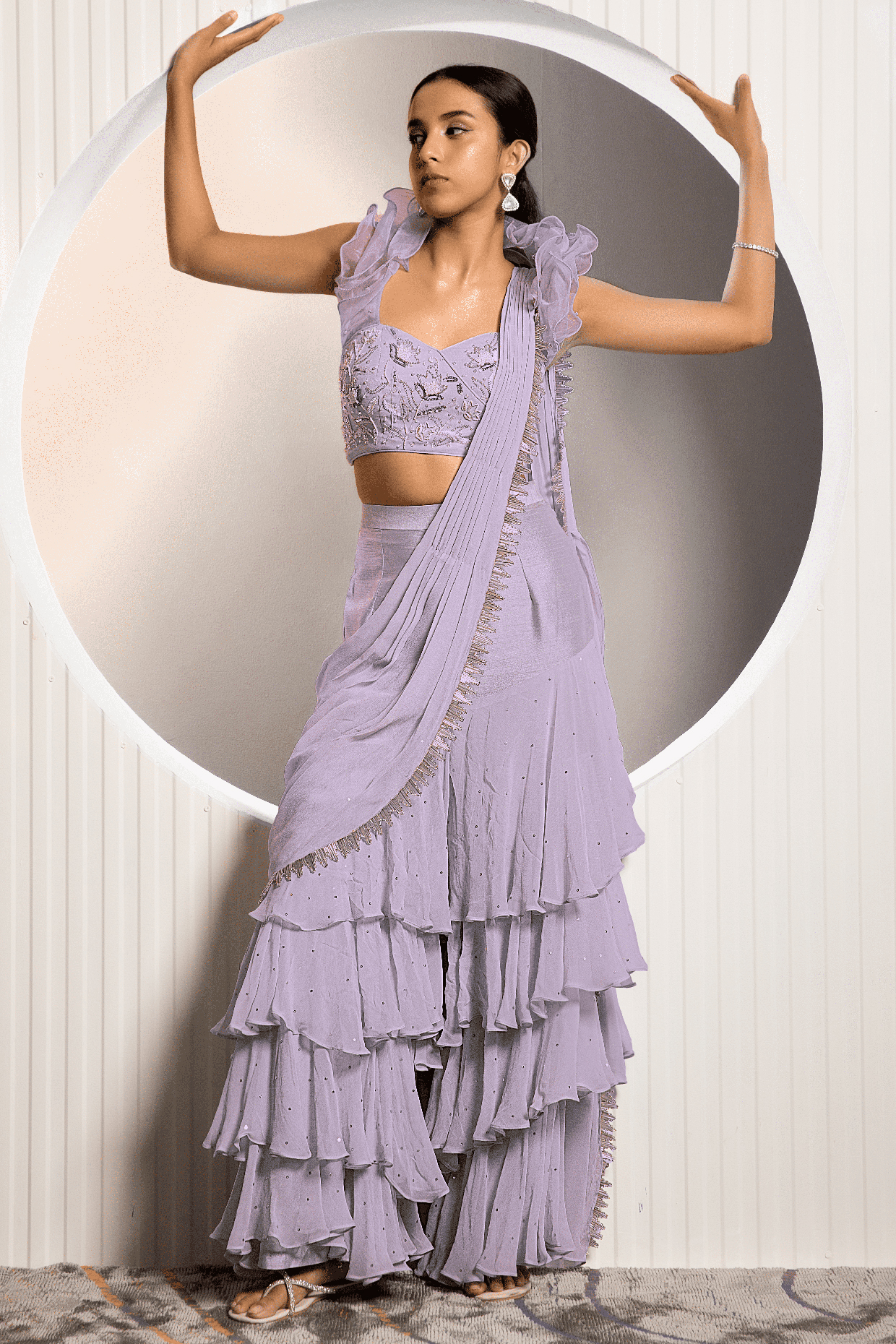 Buy Purple Skirts & Ghagras for Women by Indya Online | Ajio.com