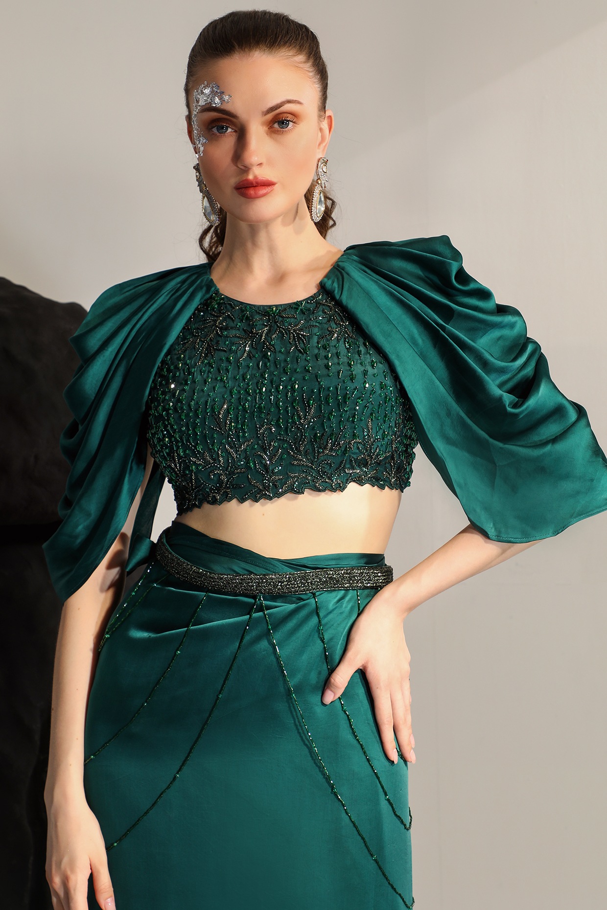 Jade green hotsell bolero jacket