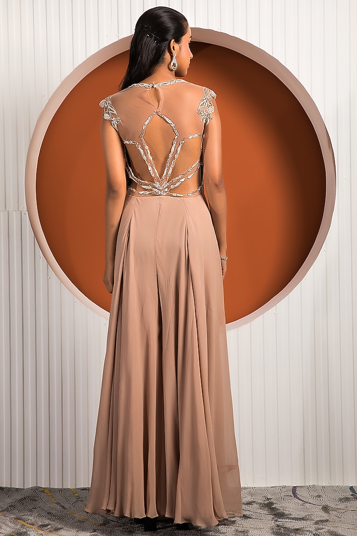 Dixie Dusk Georgette Jumpsuit by Jade by Ashima at Pernia's Pop Up Shop