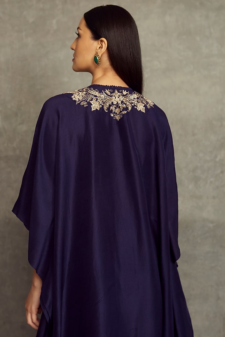 Purple Embroidered Kaftan Set by Jayanti Reddy at Pernia's Pop Up Shop