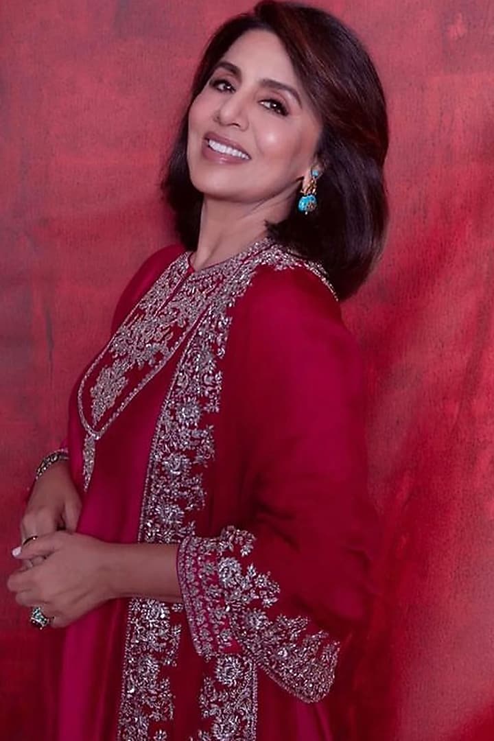 Deep Pink Embroidered Paneled Kurta Set by Jayanti Reddy at Pernia's Pop Up Shop