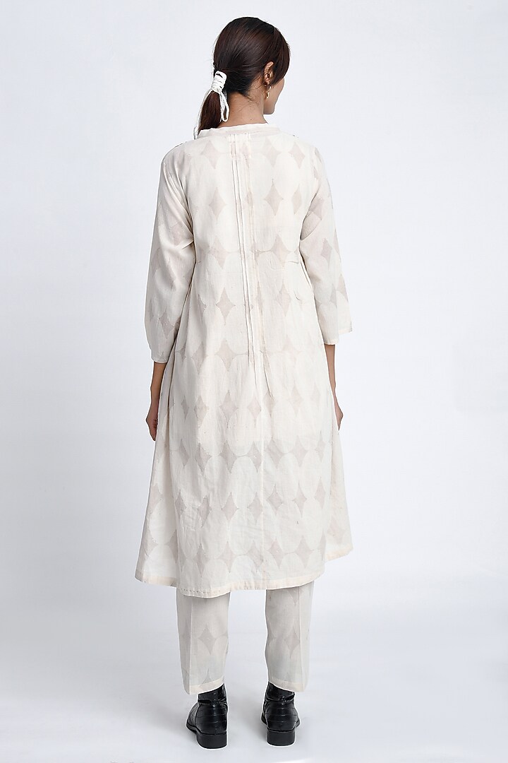 Sand Colored Soft Cotton Printed Co-Ord Set by Jayati Goenka at Pernia's Pop Up Shop