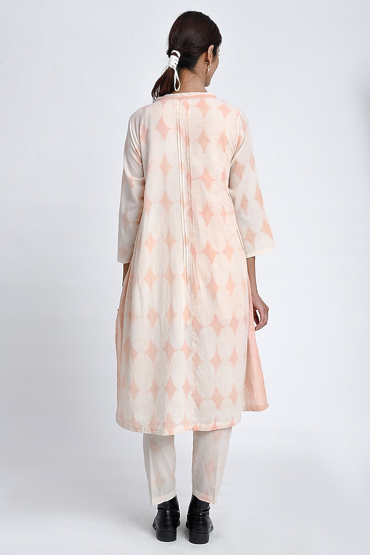 Blush Pink Soft Cotton Printed Co-Ord Set by Jayati Goenka at Pernia's Pop Up Shop