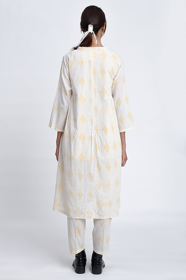 Hay Colored Soft Cotton Printed Co-Ord Set by Jayati Goenka at Pernia's Pop Up Shop