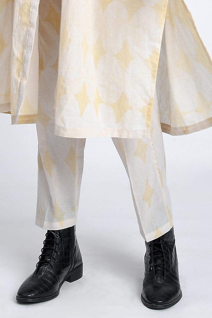Hay Colored Soft Cotton Printed Co-Ord Set by Jayati Goenka at Pernia's Pop Up Shop