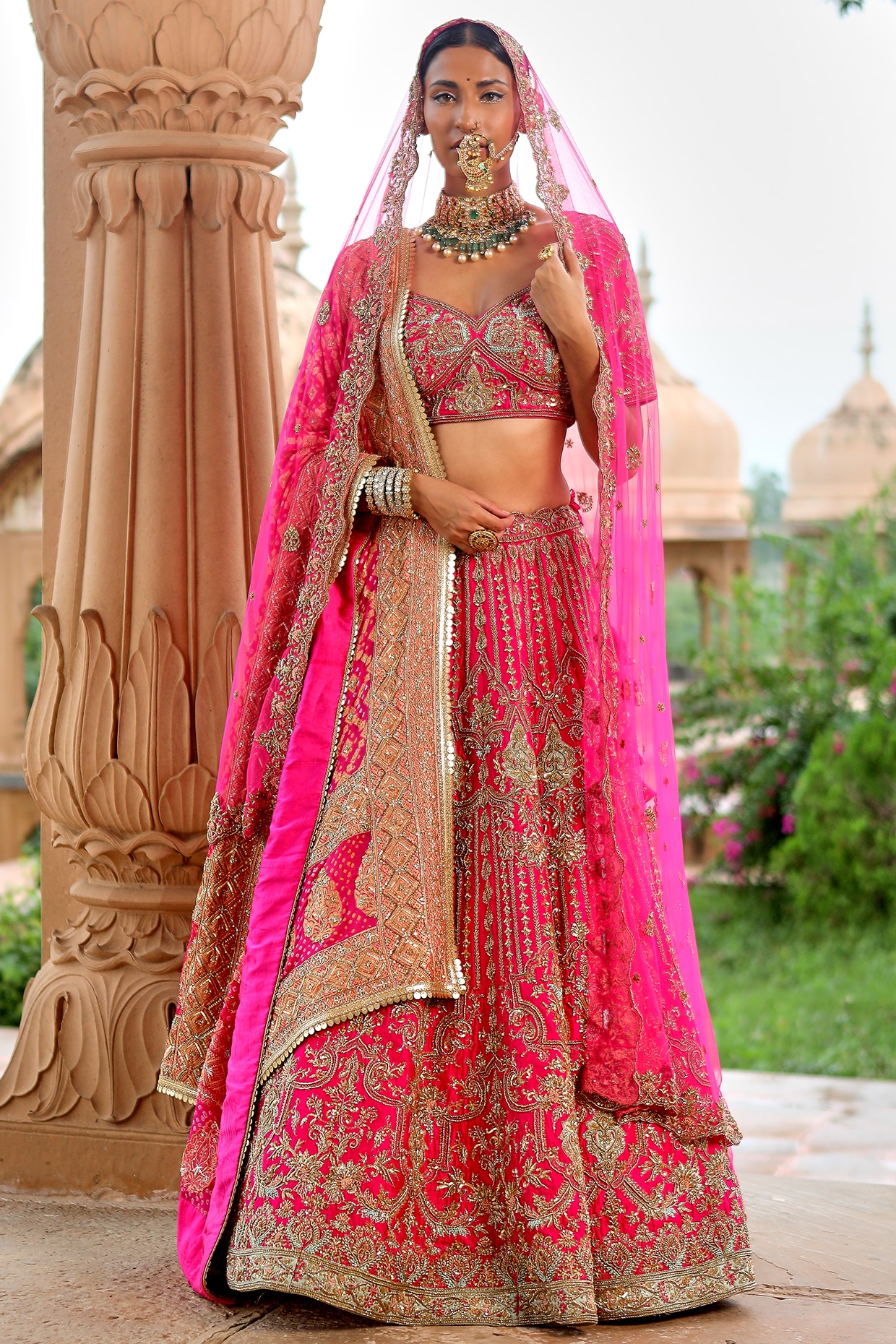 Trendy Designer Dark Pink Bridal Designer Lehenga Choli Buy Now – Joshindia