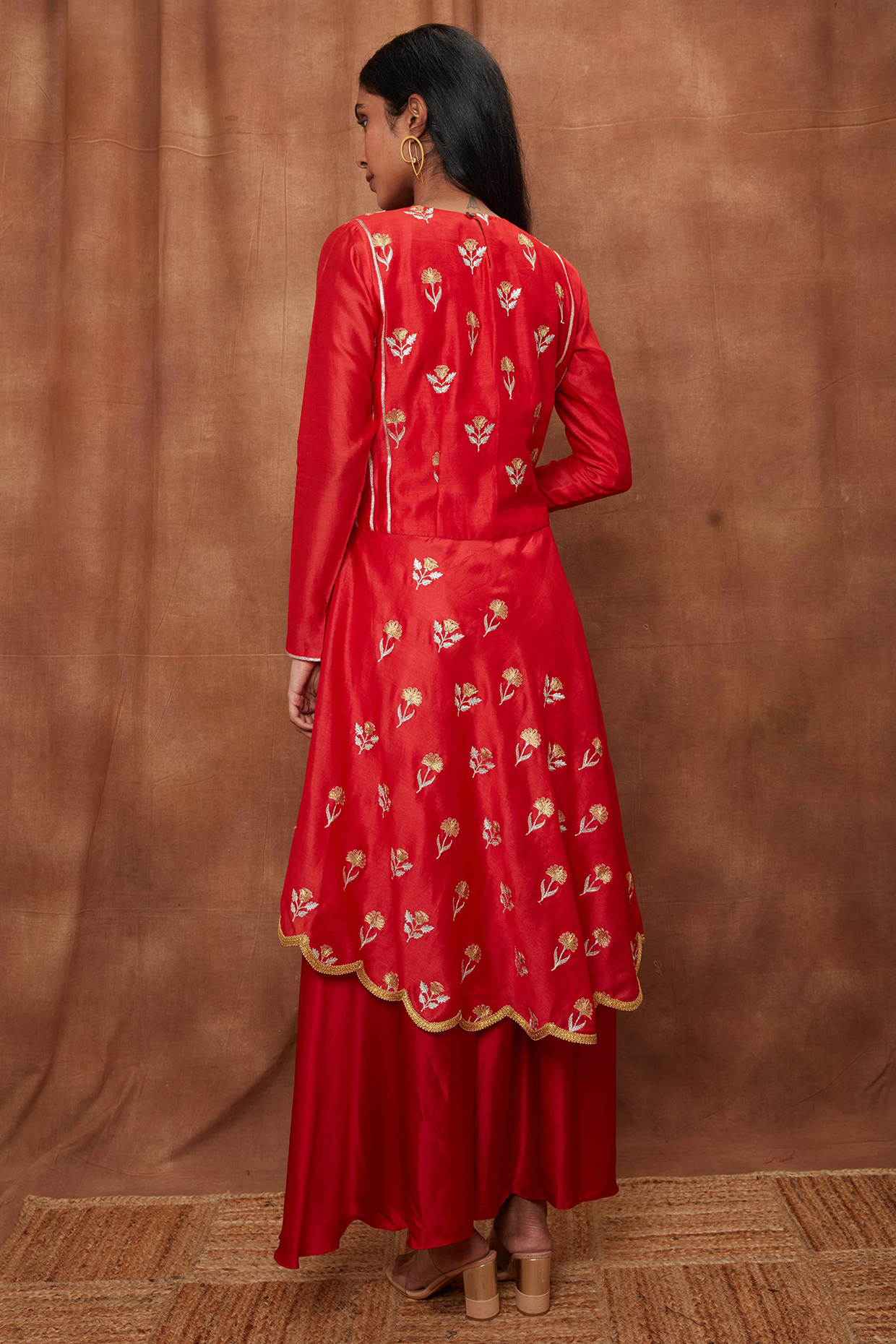 Maheshwari silk dress discount