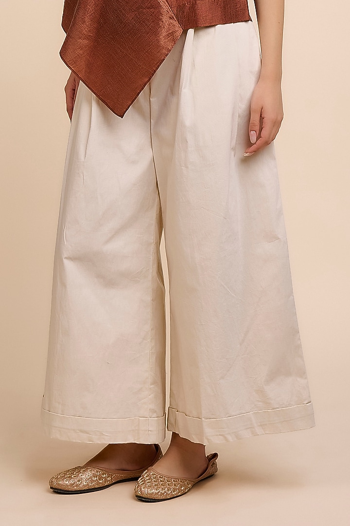Terracota Red Art Silk Embellished Asymmetric Top by JJV.Kapurthala By JJ Valaya at Pernia's Pop Up Shop
