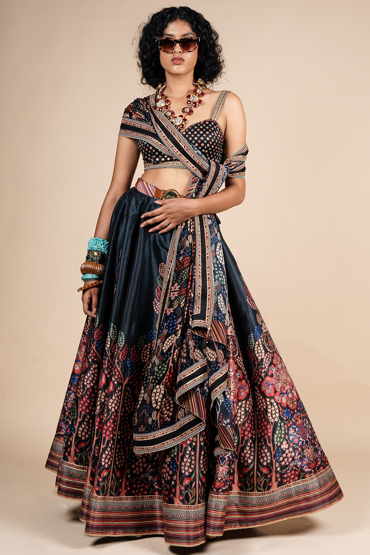 Buy Leopard Print Scarf for Women Online from India's Luxury Designers 2025