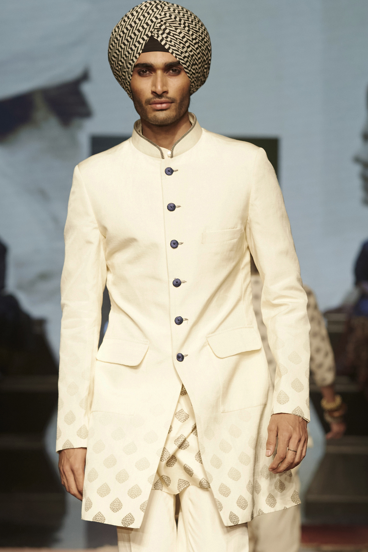 Indo western sales half jacket