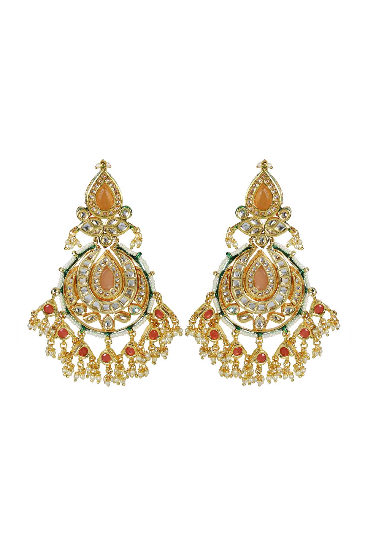 Just Jewellery Buy Polki Necklace Polki Earrings Online 2024